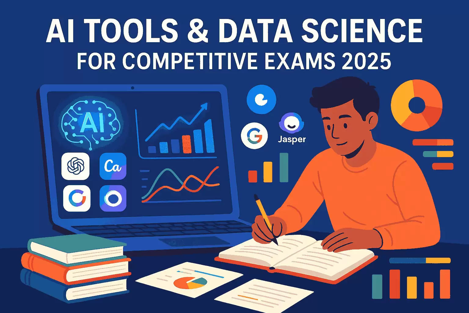 AI और Data Science से Competitive Exams की तैयारी कैसे करें | 2025 में टॉप स्ट्रैटेजी